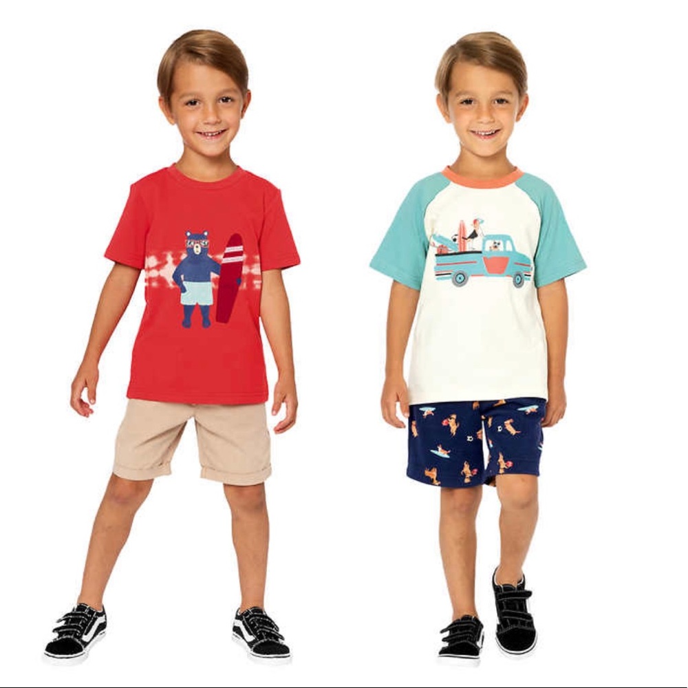 ☀️ 🆕 Pekkle Boys 4-piece Playwear Set
